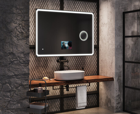 SMART Illuminated Bathroom Mirror L138 Apple #9