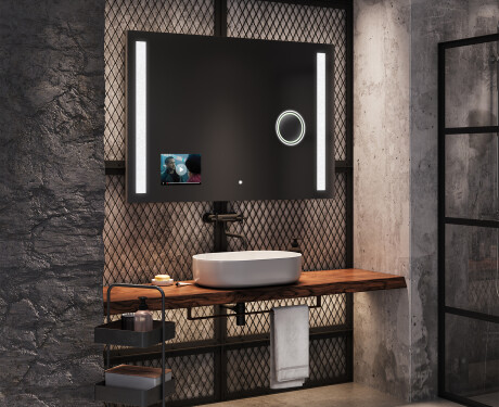 Smart Bathroom Mirror With Lights LED L02 Google Series #6