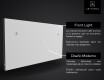 Smart Bathroom Mirror With Lights LED L02 Google Series #11