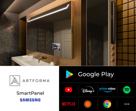 SMART Illuminated Bathroom Mirror L128 Samsung #2