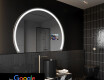 Semi-Circular Magic Mirror LED Lighted W223 Google