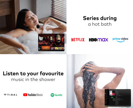 Semi-Circular Magic Mirror LED Lighted W223 Google #3