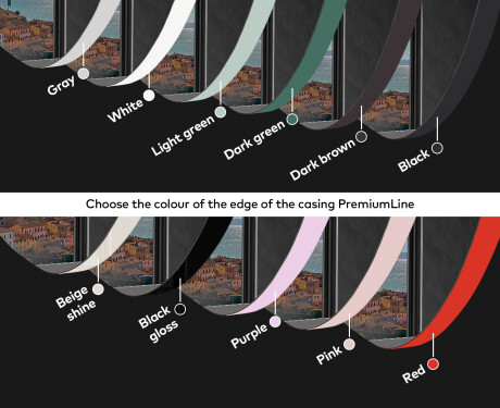 Semi-Circular Magic Mirror LED Lighted W223 Google #6