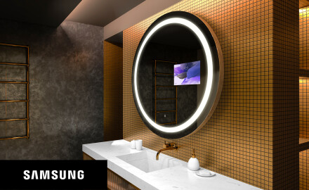 Lighted smart shop mirror
