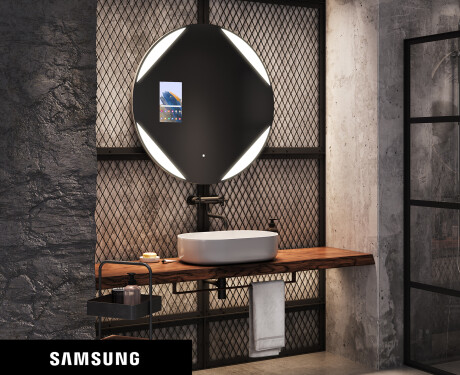 LED Illuminated Round Mirorr SMART L114 Samsung