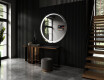 SMART Round Bathroom Mirror LED L156 Samsung #4