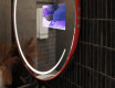 SMART Round Bathroom Mirror LED L156 Samsung #10