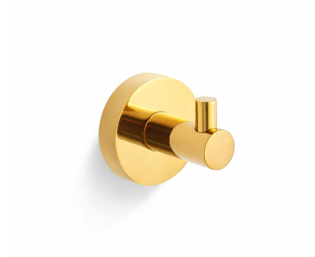 CLASSIC – Single towel hook / glossy gold