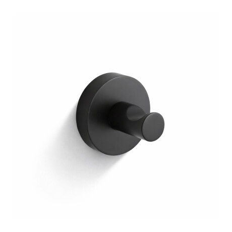 CLASSIC – Single towel hook / matt black #1