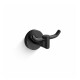 CLASSIC – Double towel hook / matt black #1
