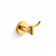 CLASSIC – Double towel hook / glossy gold #1