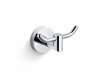 CLASSIC – Double towel hook / chrome
