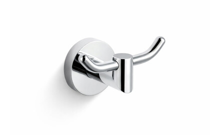 CLASSIC – Double towel hook / chrome
