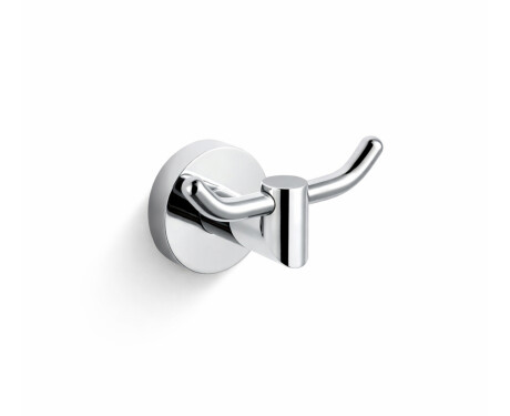 CLASSIC – Double towel hook / chrome