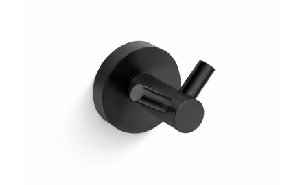 CLASSIC – Double towel hook / matt black