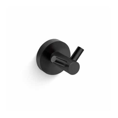 CLASSIC – Double towel hook / matt black #1