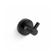 CLASSIC – Double towel hook / matt black #1
