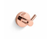 CLASSIC – Double towel hook / rose gold gloss