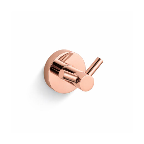 CLASSIC – Double towel hook / rose gold gloss #1