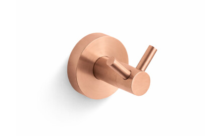 CLASSIC – Double towel hook / rose gold brushed