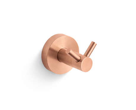CLASSIC – Double towel hook / rose gold brushed