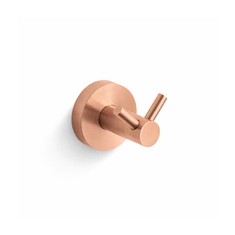 CLASSIC – Double towel hook / rose gold brushed #1