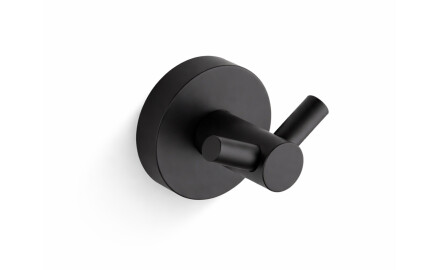 CLASSIC – Double towel hook / brushed graphite