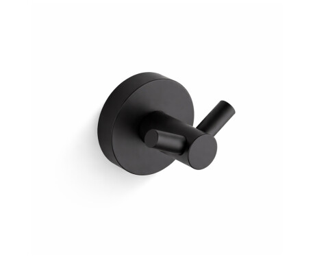 CLASSIC – Double towel hook / brushed graphite