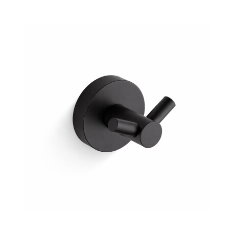 CLASSIC – Double towel hook / brushed graphite #1