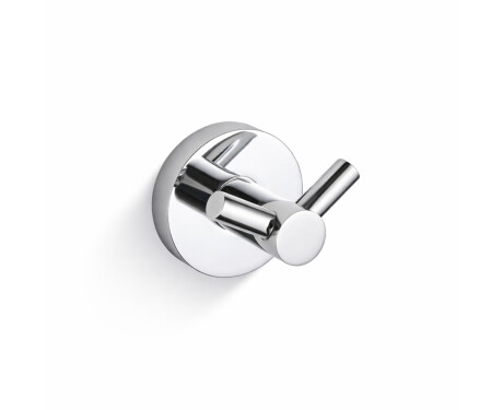 CLASSIC – Double towel hook / chrome
