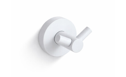 CLASSIC – Double towel hook / matt white