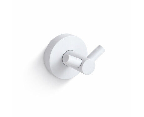 CLASSIC – Double towel hook / matt white