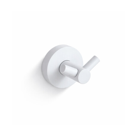 CLASSIC – Double towel hook / matt white #1