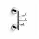 CLASSIC – Towel hook / triple swivel / chrome #1