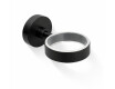 CLASSIC – Cup holder 80.003/003.1, soap dish 80.004/004.1 / matt black / * glass to be ordered separately