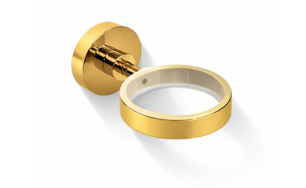 CLASSIC – Cup holder 80.003/003.1, soap dish 80.004/004.1 / glossy gold / * glass to be ordered separately