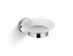 CLASSIC – Soap dish / chrome, frosted glass