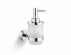 CLASSIC – Liquid soap dispenser / frosted glass / chrome