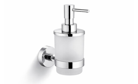 CLASSIC – Liquid soap dispenser / frosted glass / chrome