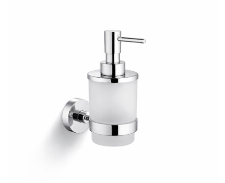 CLASSIC – Liquid soap dispenser / frosted glass / chrome