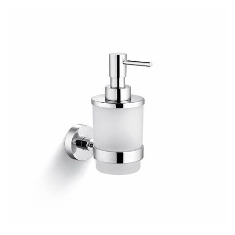CLASSIC – Liquid soap dispenser / frosted glass / chrome #1