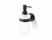 CLASSIC – Liquid soap dispenser / frosted glass / matt black