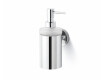 CLASSIC – Liquid soap dispenser / metal casing, frosted glass / chrome
