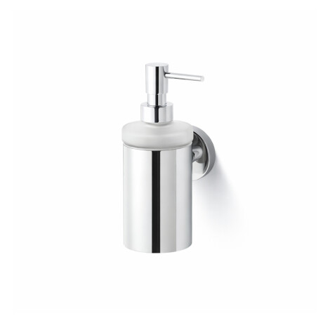 CLASSIC – Liquid soap dispenser / metal casing, frosted glass / chrome #1