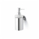 CLASSIC – Liquid soap dispenser / metal casing, frosted glass / chrome #1