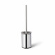 CLASSIC – Low-profile freestanding toilet brush / metal holder, glass brush head / chrome #1
