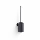 CLASSIC – Low-hanging toilet brush / metal holder, plastic brush head / matt black #1
