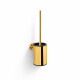 CLASSIC – Low-hanging toilet brush / metal holder, plastic brush head / glossy gold #1
