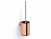 CLASSIC – Low-hanging toilet brush / metal holder, plastic brush head / rose gold gloss