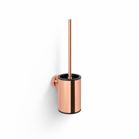 CLASSIC – Low-hanging toilet brush / metal holder, plastic brush head / rose gold gloss #1